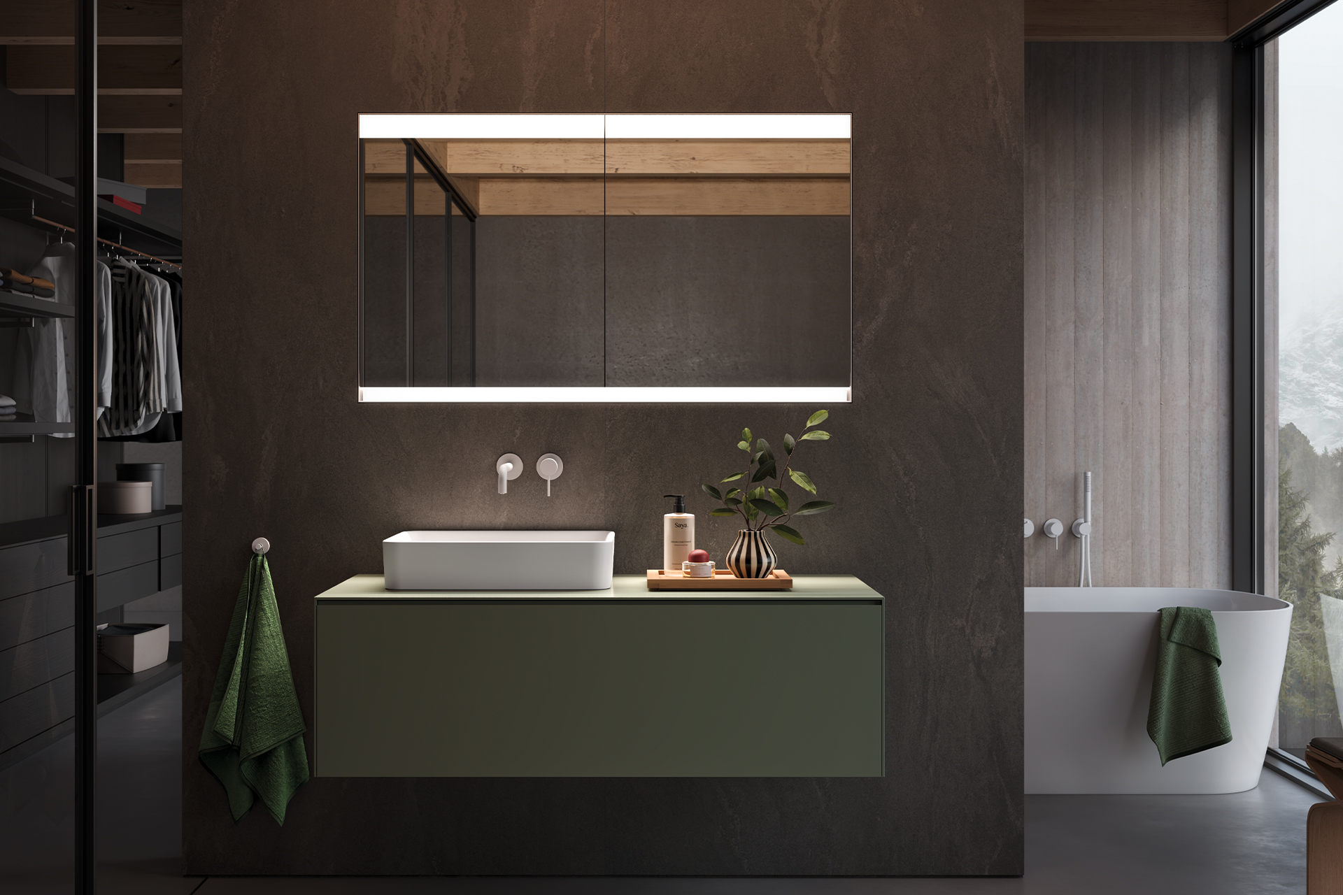Schneider FILO HCL mirror cabinet