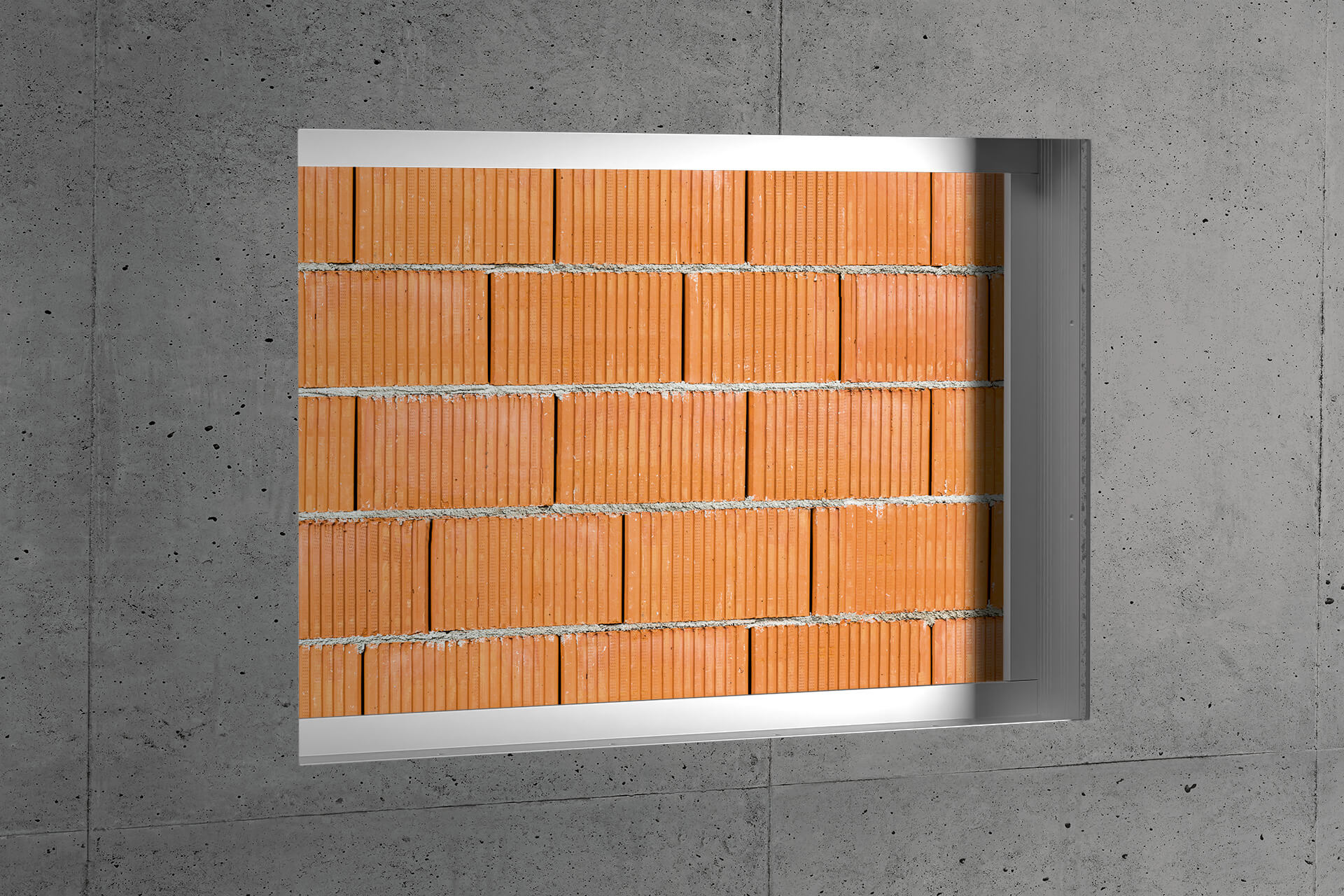 Einbaurahmen Universal für Detailseite.