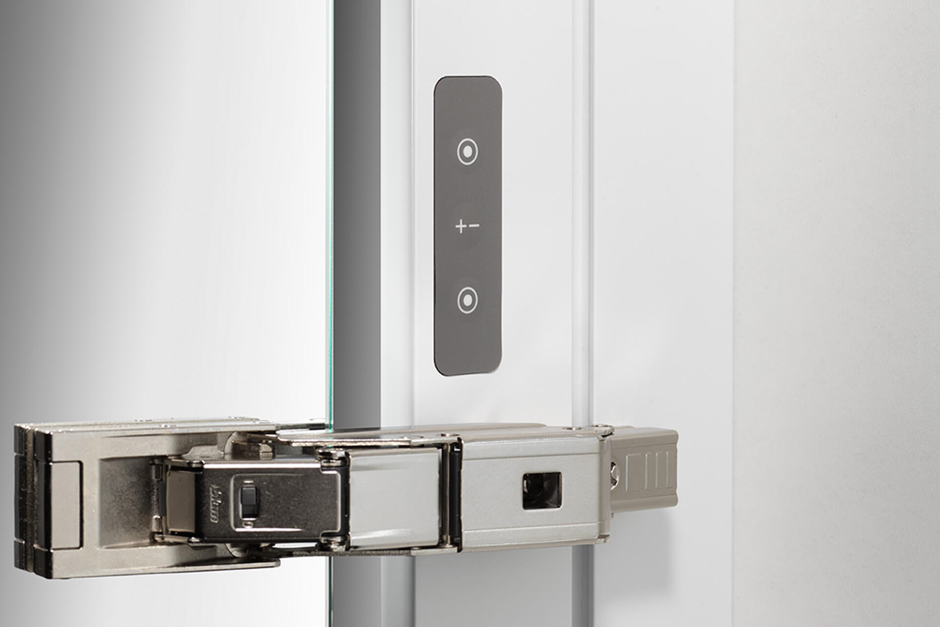 LOW Line PLUS LED Mirror cabinet membrane keypad.